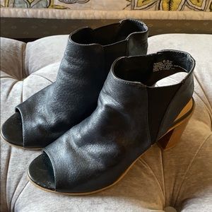Steve Madden Ankle Bootie with Open Toe and Heel